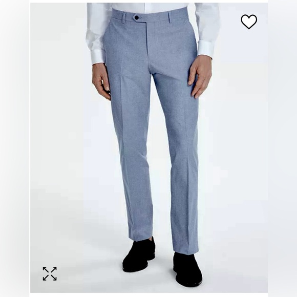 Tommy Hilfiger Blue/Gray Modern Fit Stretch Pants - Picture 1 of 2